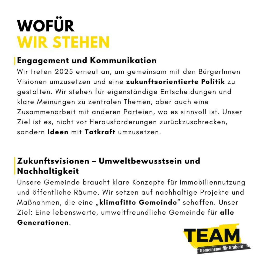 Instagram post from teamgemeinsamfuergrabern. This post is in position 1.